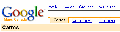 Google carte